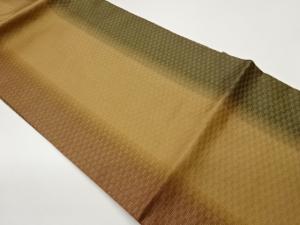 縞模様織出し名古屋帯